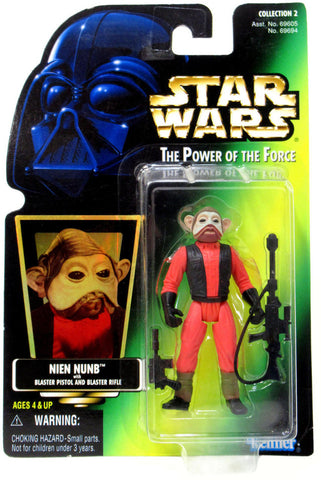 STAR WARS POWER OF THE FORCE FIGURE - NIEN NUNB (1997) COLLECTION 2