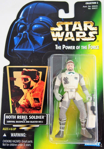 STAR WARS POWER OF THE FORCE FIGURE - HOTH REBEL SOLDIER (1996) COLLECTION 1