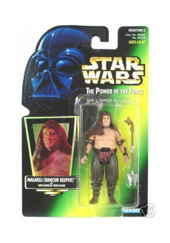 STAR WARS POWER OF THE FORCE FIGURE - MALAKILI (RANCOR KEEPER) COLLECTION 2 (1997)