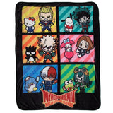 SANRIO X MY HERO ACADEMIA FLEECE THROW BLANKET