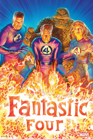 FANTASTIC FOUR 2018 BY ALEX ROSS POSTER