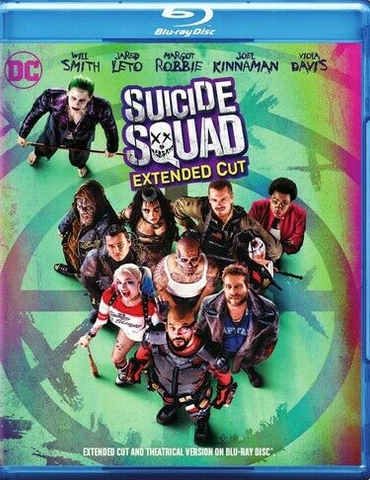 SUICIDE SQUAD EXTENDED CUT BLU-RAY